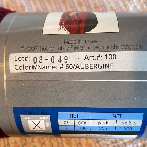 I Love This Yarn-burgundy - Picture 3 of 5